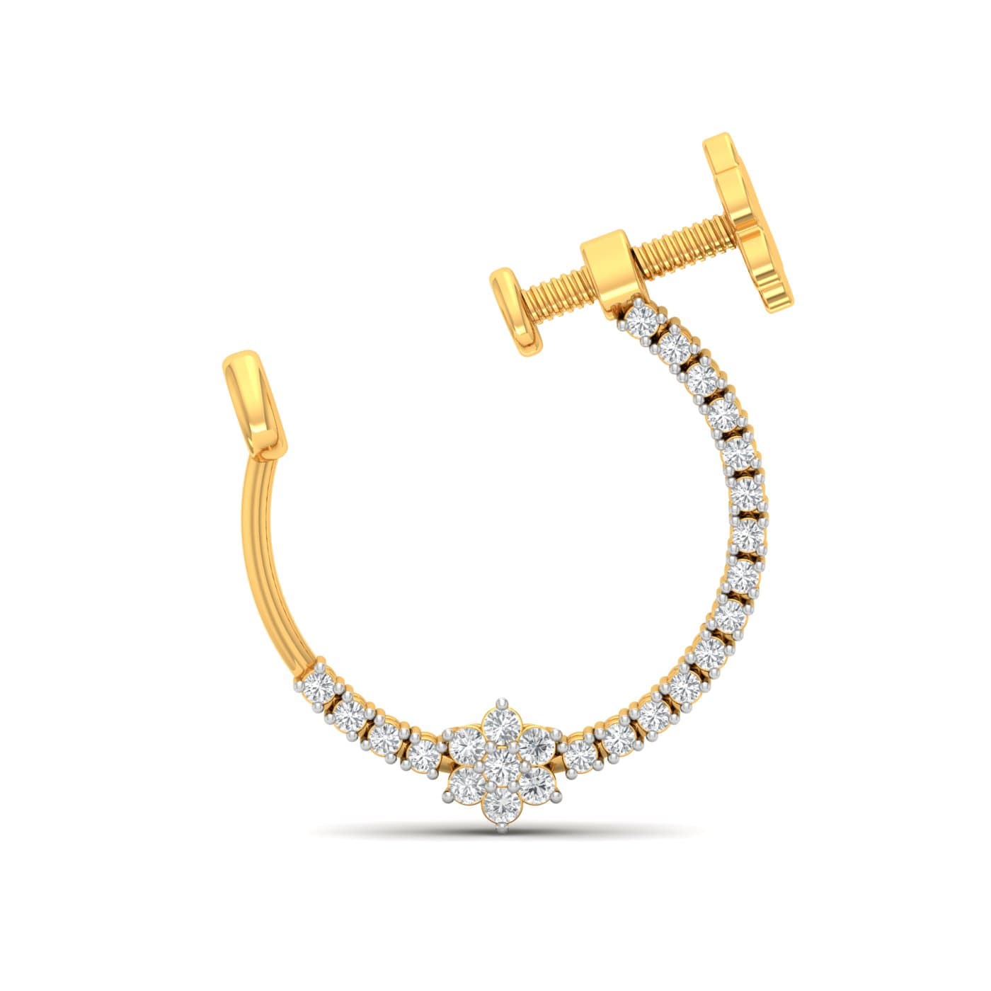 South Indian Style Nose Pin