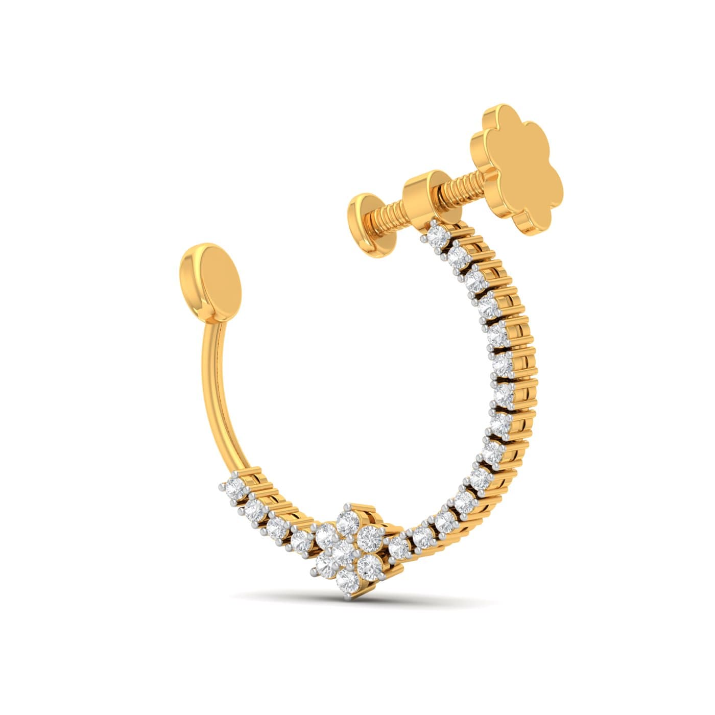 South Indian Style Nose Pin