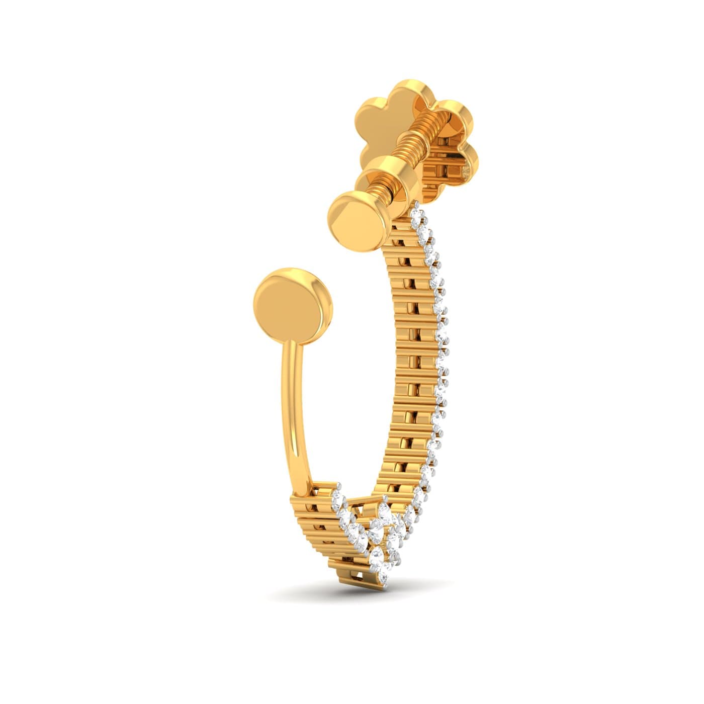 South Indian Style Nose Pin