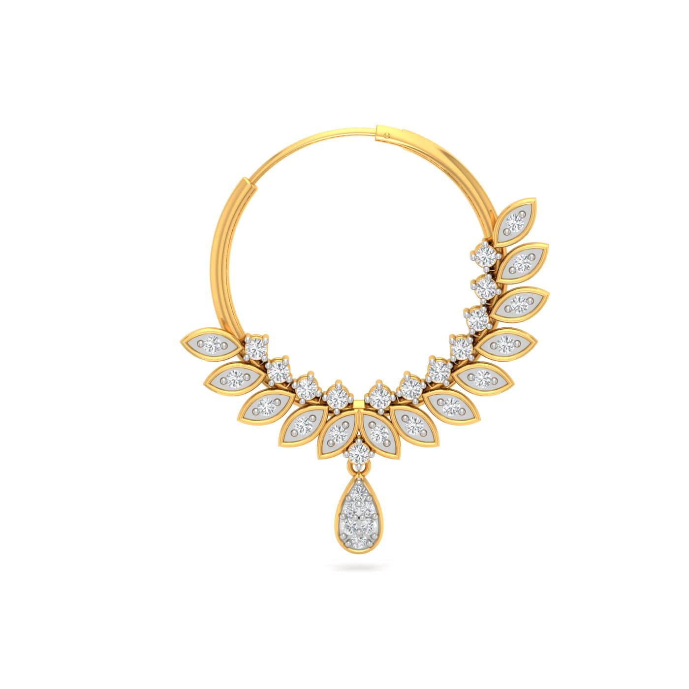 Drop Diamond South Nose Ring