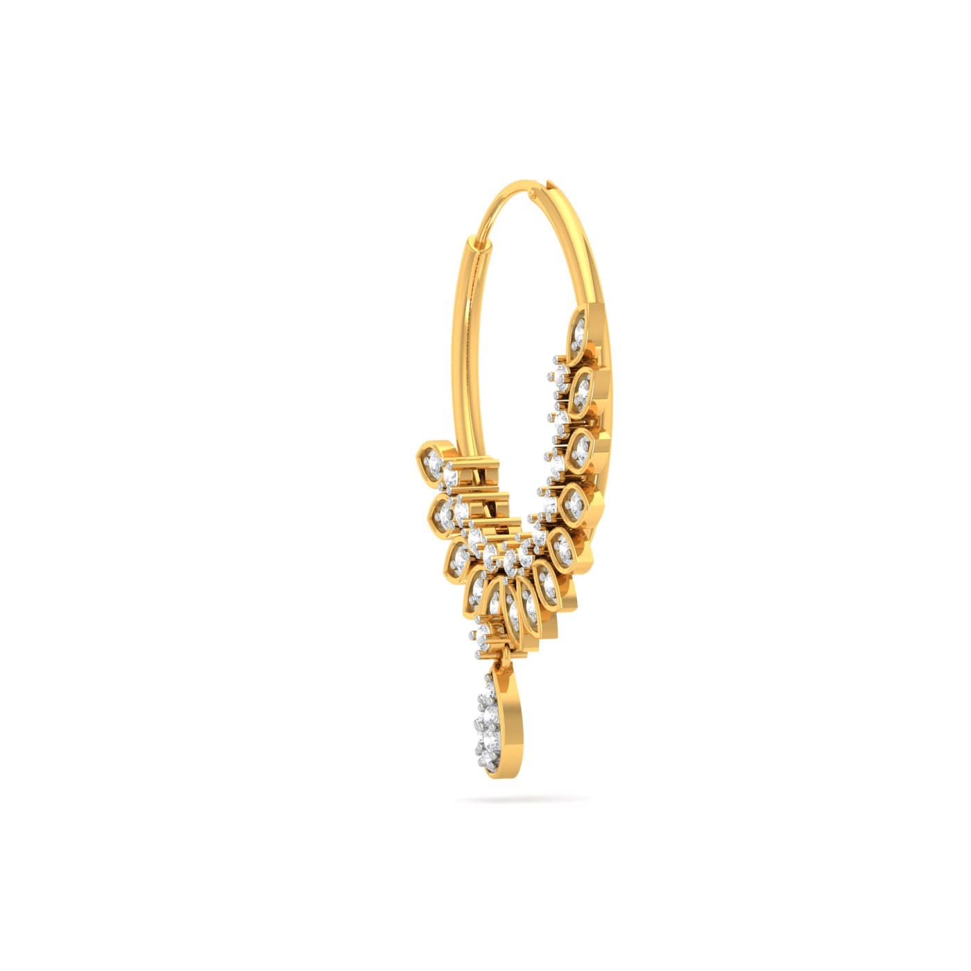 Drop Diamond South Nose Ring
