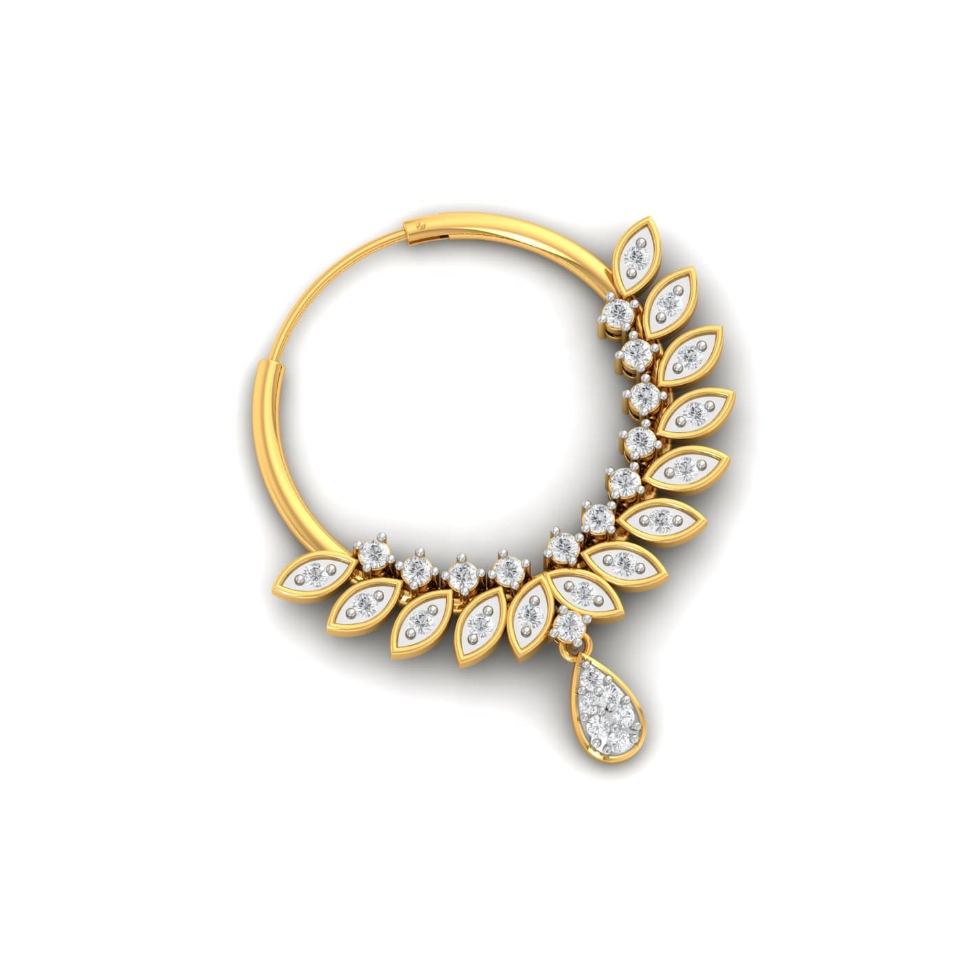Drop Diamond South Nose Ring