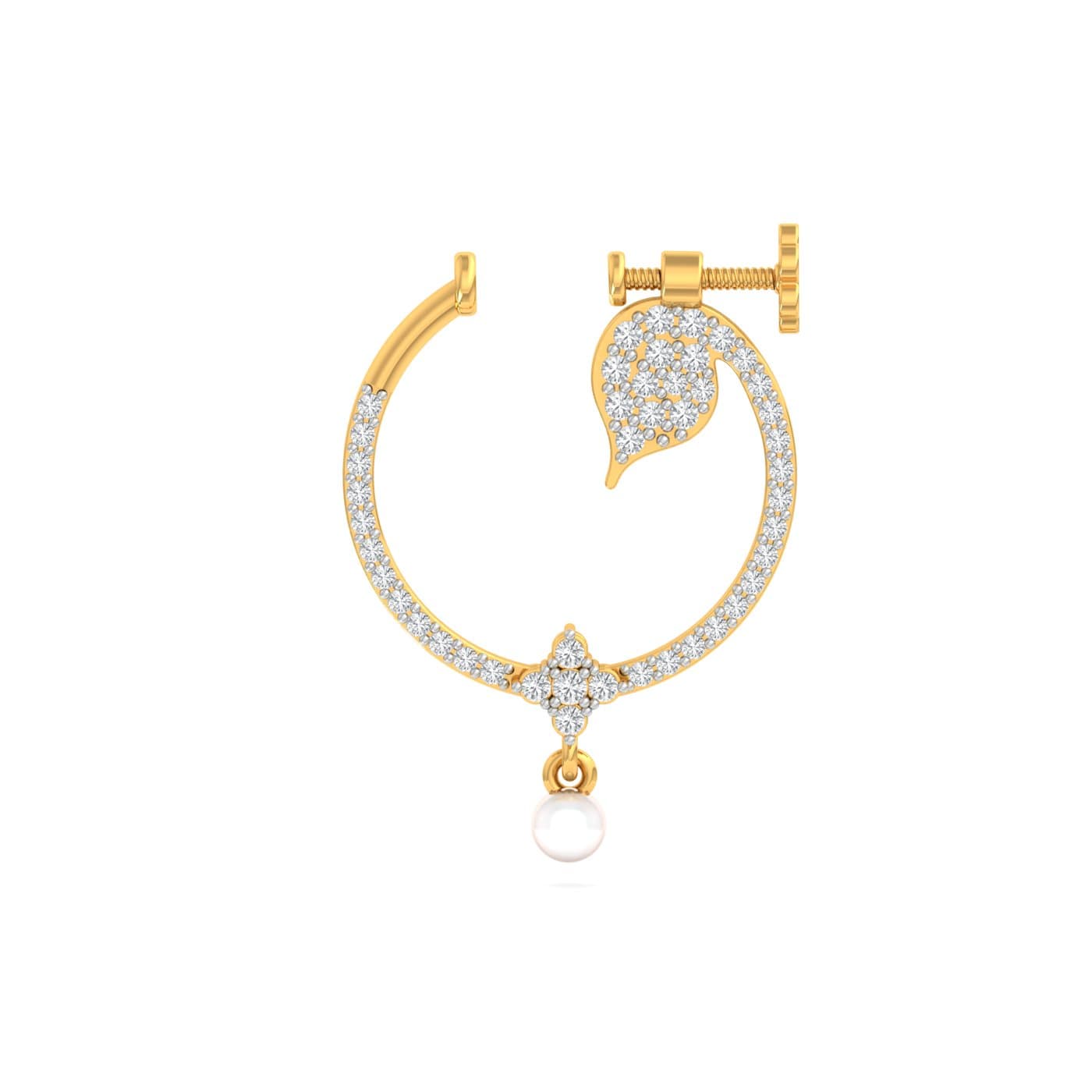 South Indian Gold Nose Pin