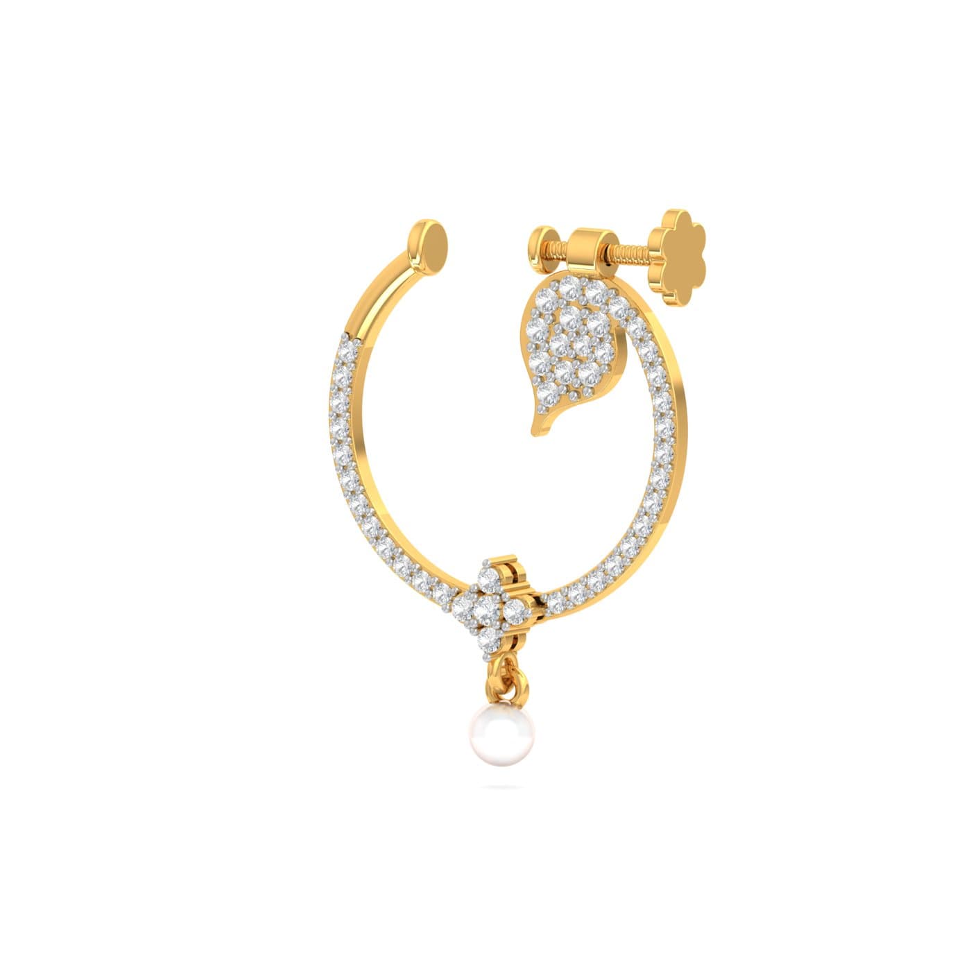 South Indian Gold Nose Pin