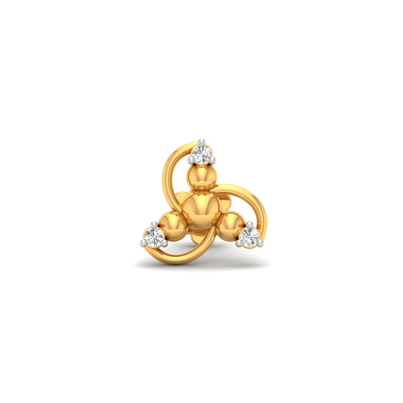 Bhil Tribal Diamond Nose Pin