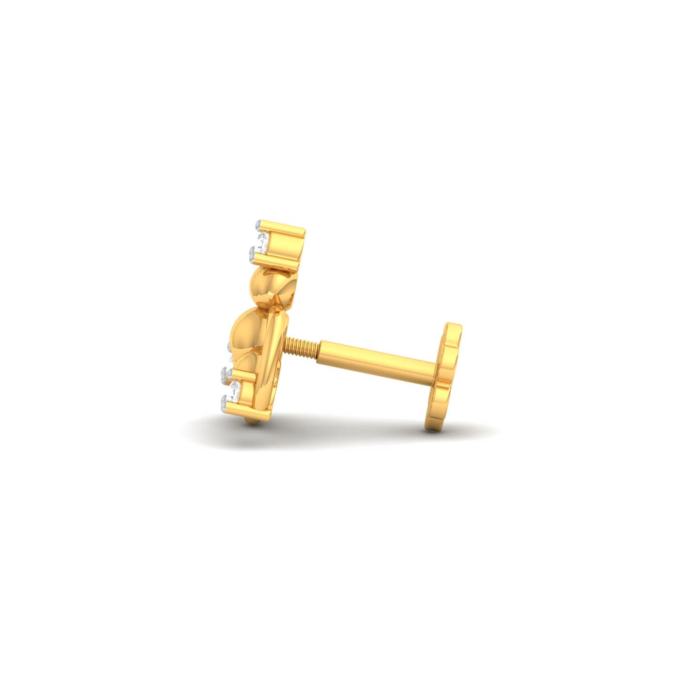 Bhil Tribal Diamond Nose Pin