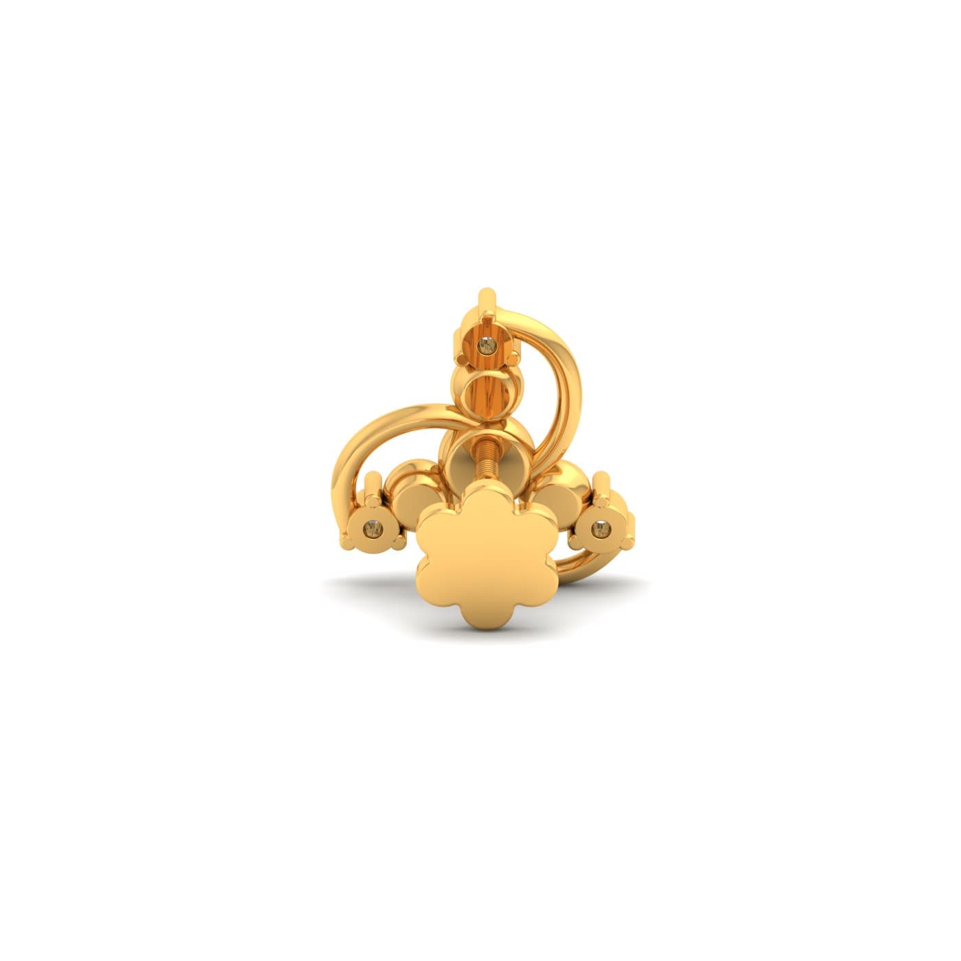 Bhil Tribal Diamond Nose Pin