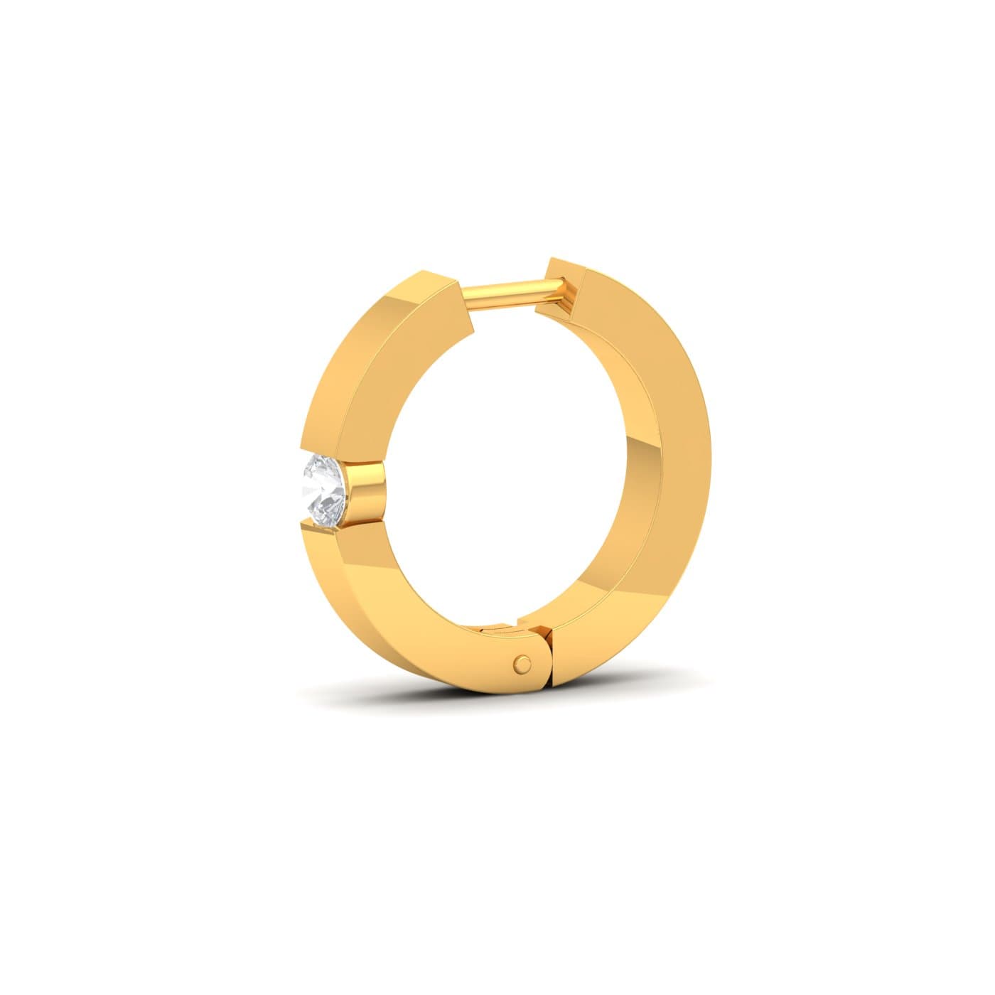 Single Diamond Nose Ring