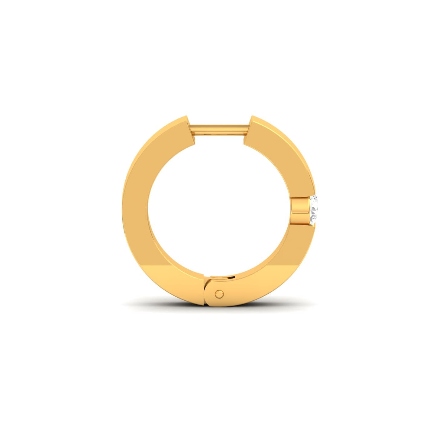 Single Diamond Nose Ring