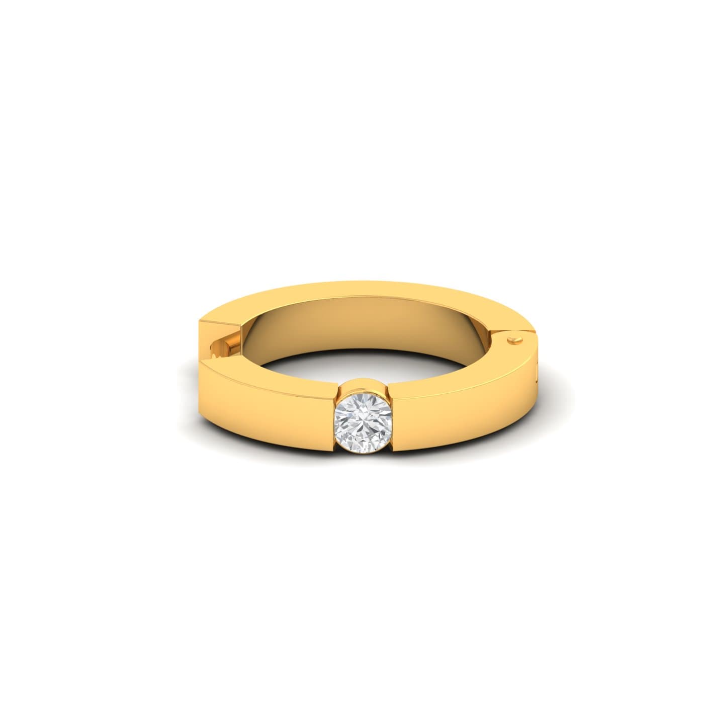 Single Diamond Nose Ring