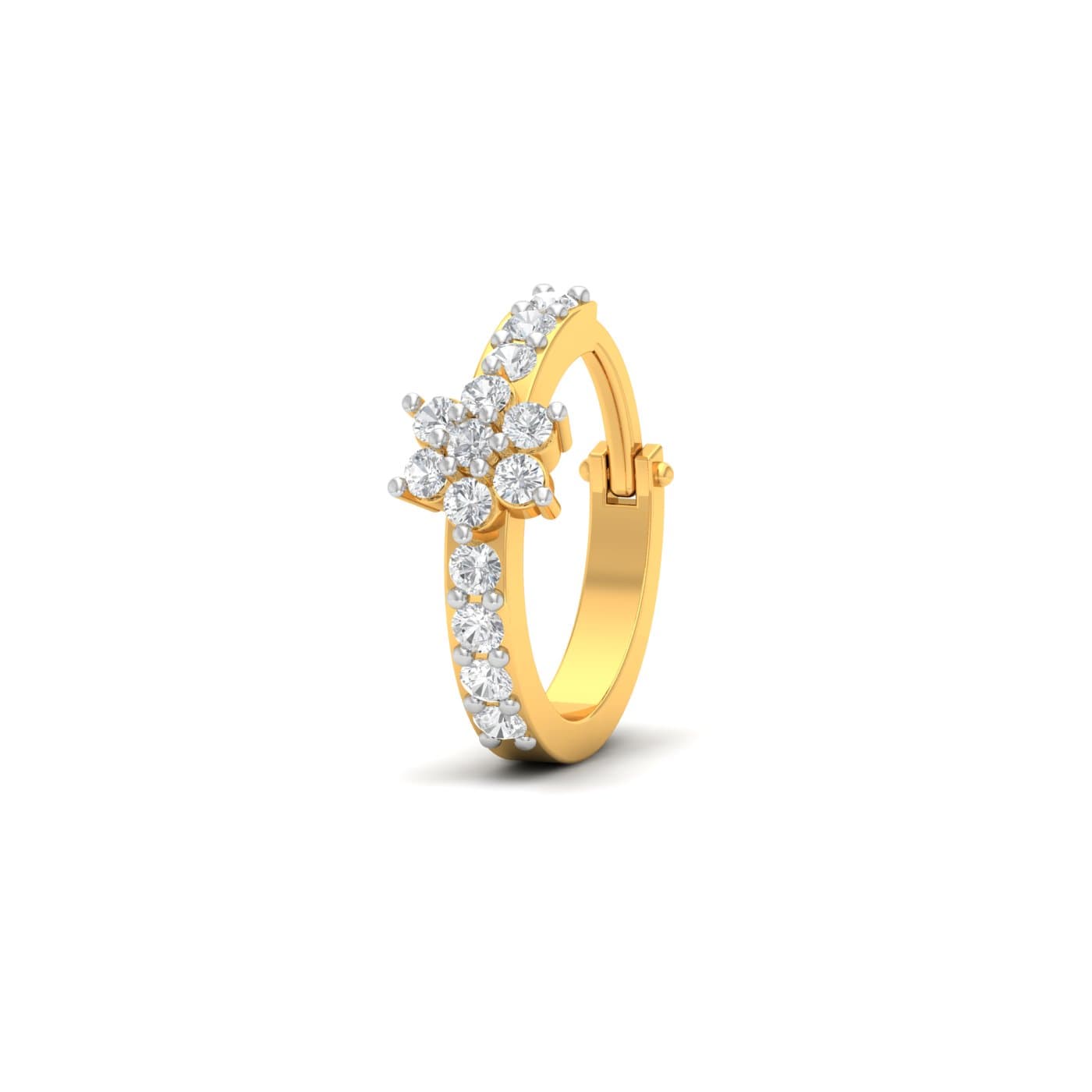 Cluster Floral Nose Ring