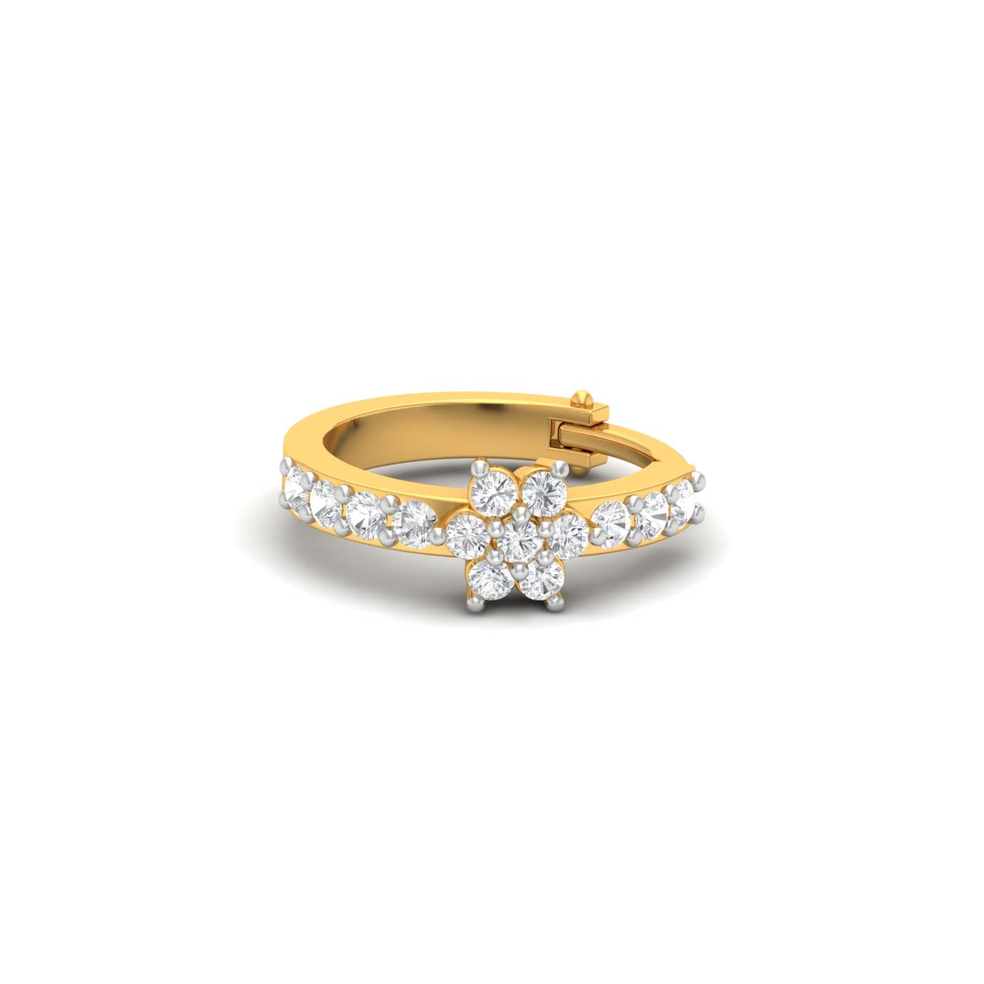 Cluster Floral Nose Ring