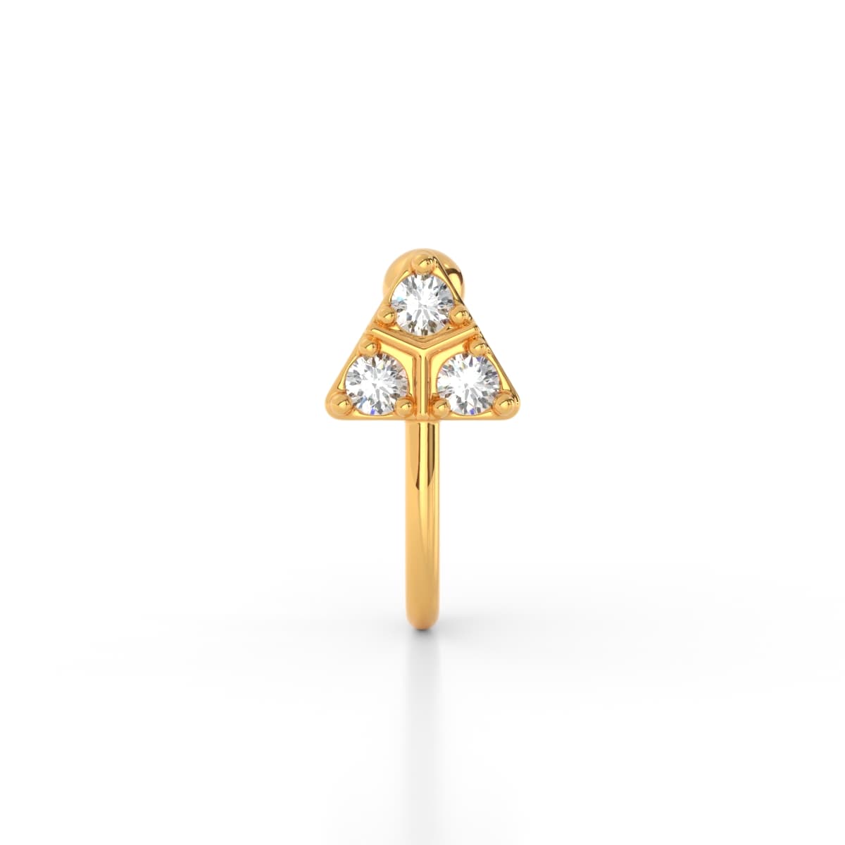 Deuce Ace Non Piercing Nose Pin