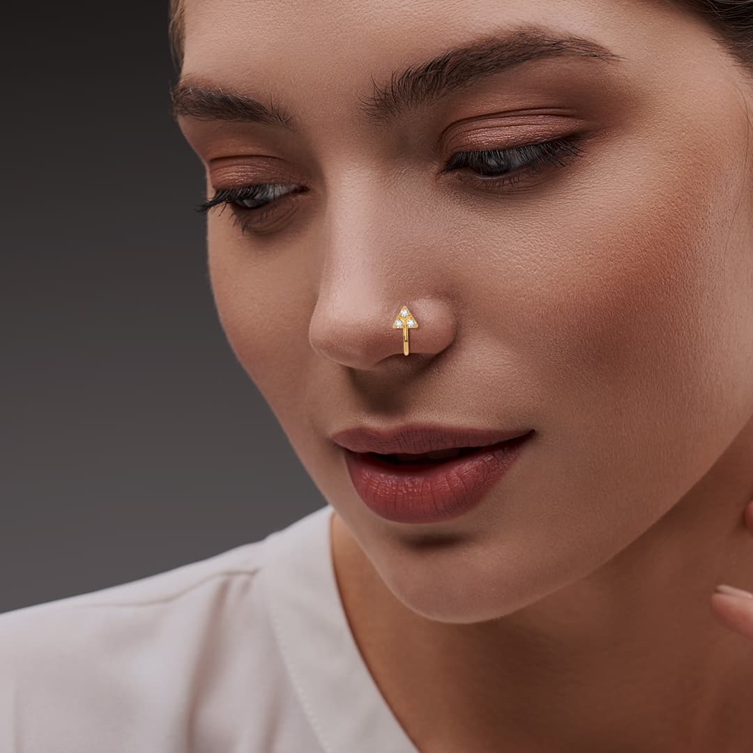 Deuce Ace Non Piercing Nose Pin