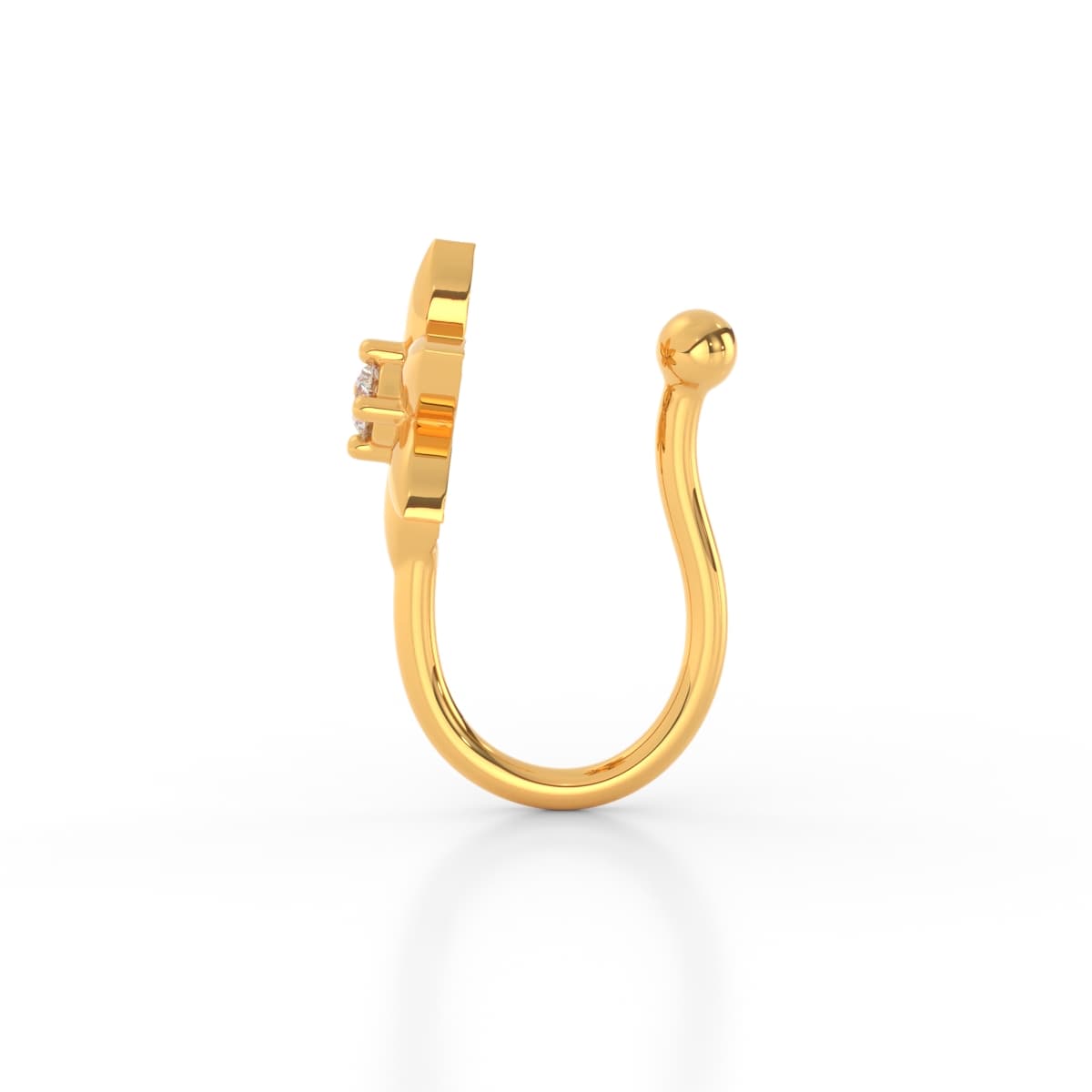 Knot Non Piercing Nose Pin