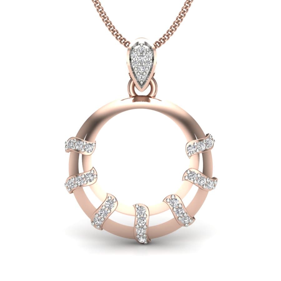 Swish Diamond Pendant