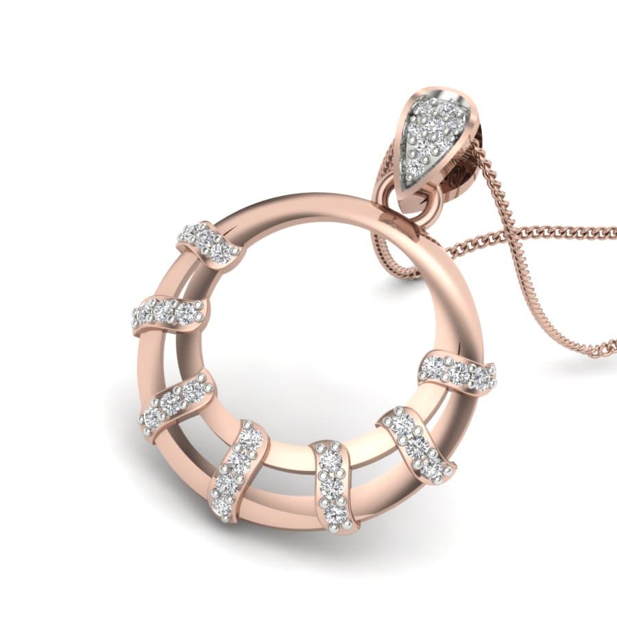 Swish Diamond Pendant