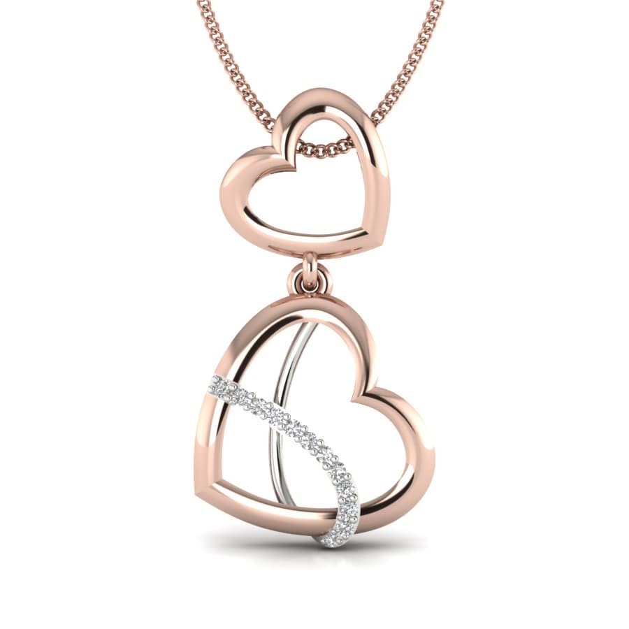 Infinity Love Diamond Pendant