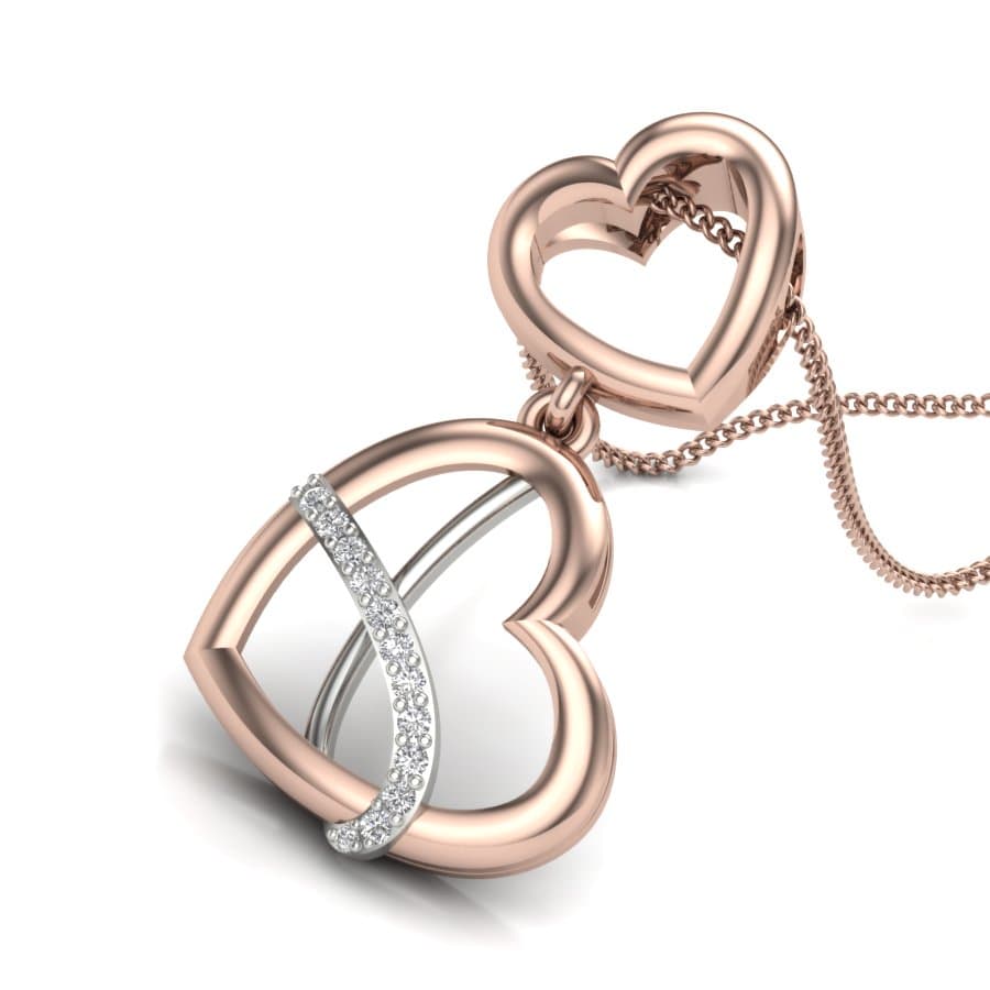 Infinity Love Diamond Pendant