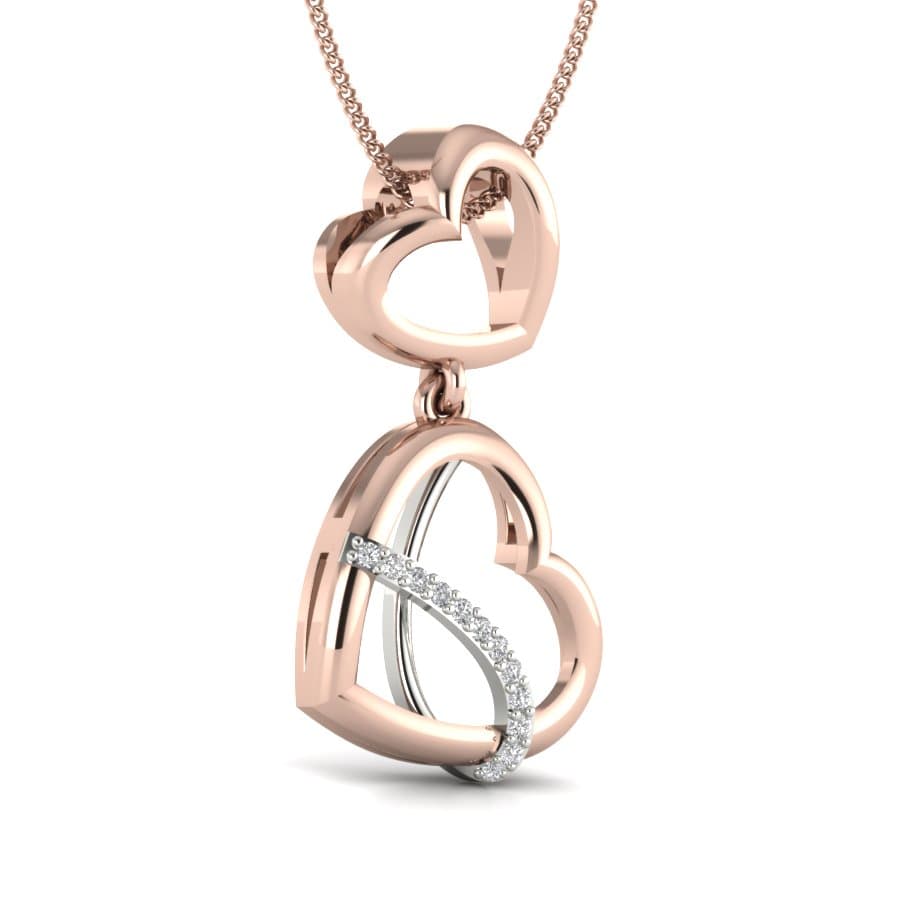 Infinity Love Diamond Pendant