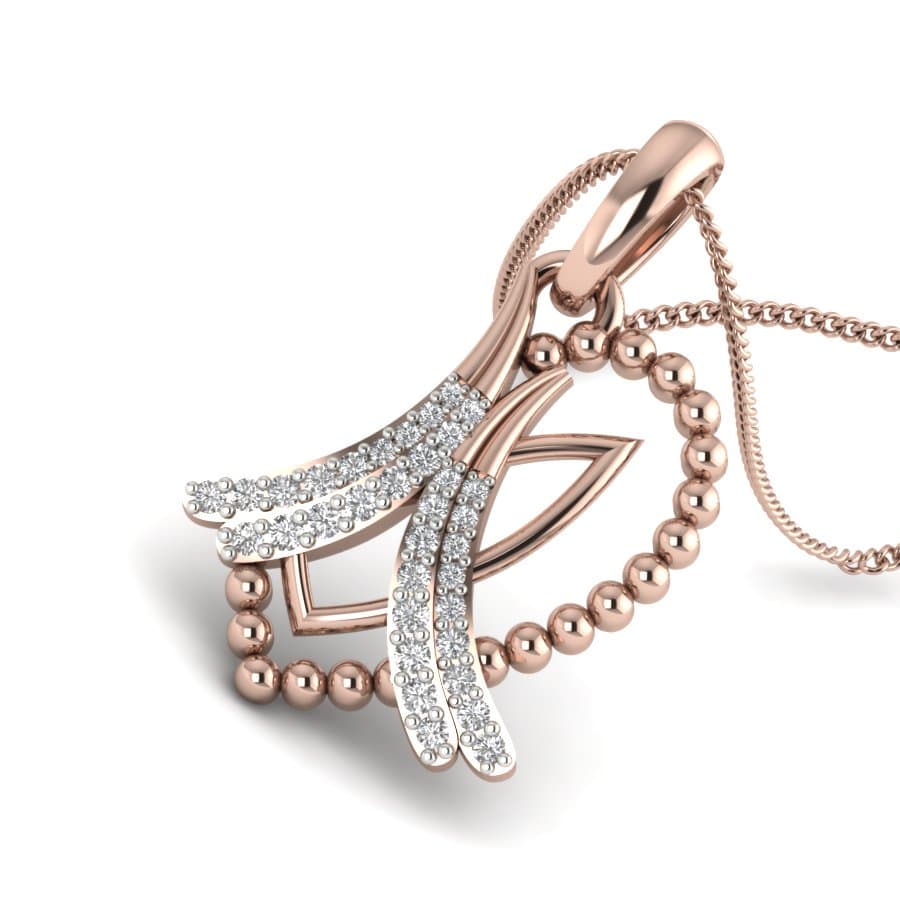 Sparkle Bloom Diamond Pendant