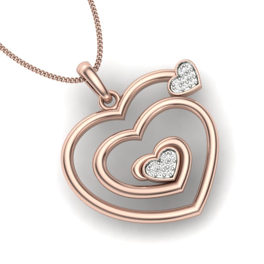Aprire Cuore Diamond Pendant