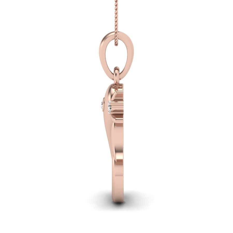 Om Eye Diamond Pendant