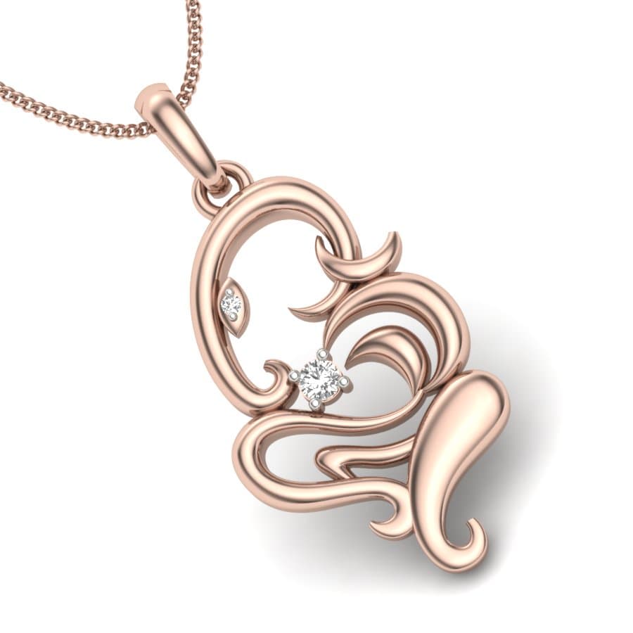 Mangalmurti Diamond Pendant