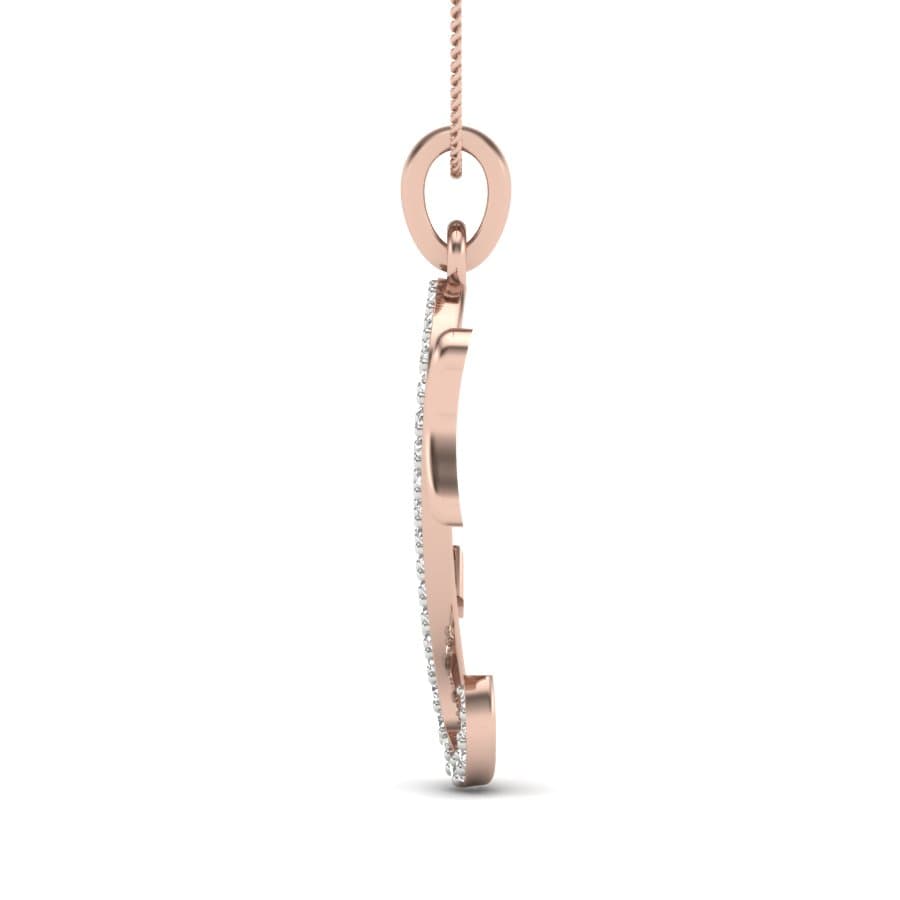Durja Ganpati Om Diamond Pendant