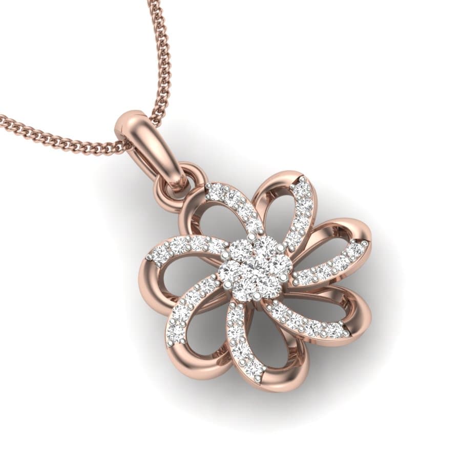 Amazing Fleur Diamond Pendant