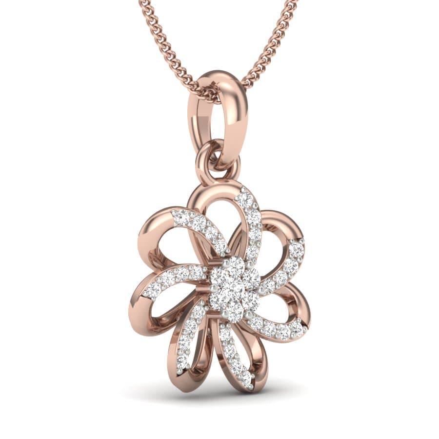 Amazing Fleur Diamond Pendant