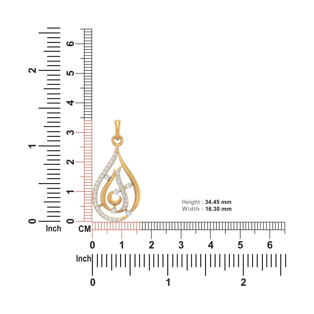 Mania Heera Diamond Pendant