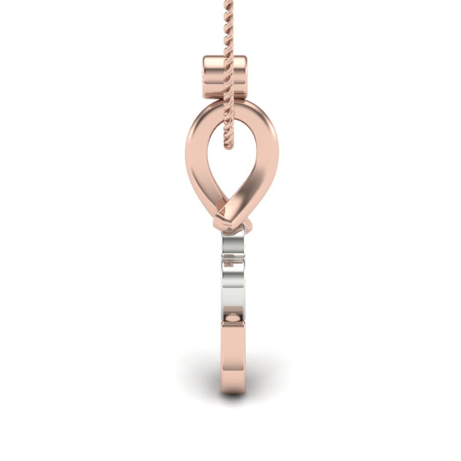 I Love U Diamond Pendant