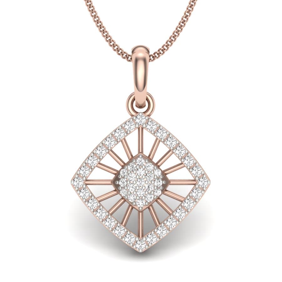 Elegant Aquilone Diamond Pendant