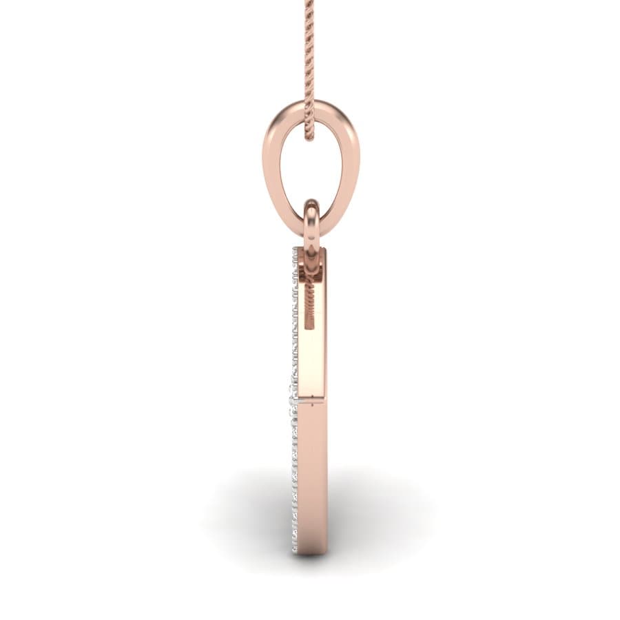 Elegant Aquilone Diamond Pendant
