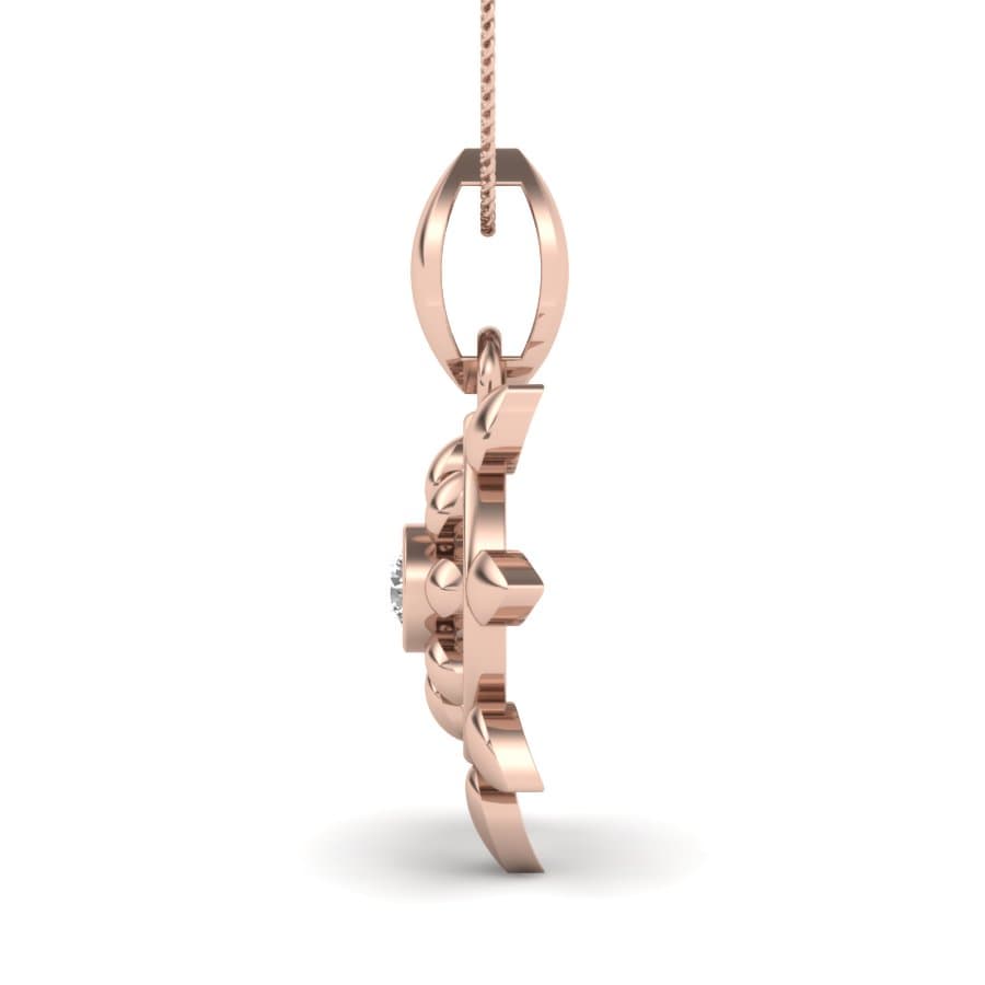 The Captains Wheel Diamond Pendant