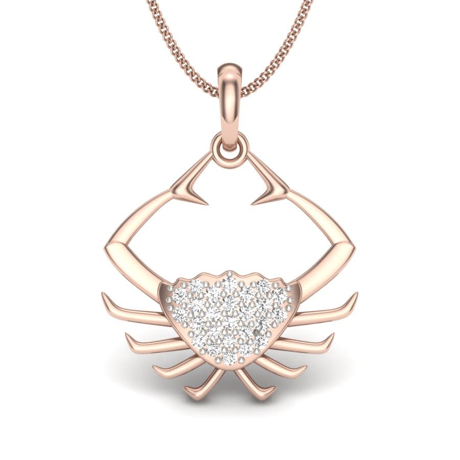 The Crab Diamond Pendant