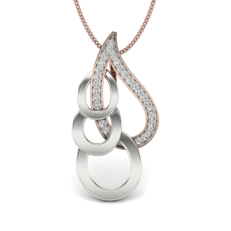Trio Sparkle Diamond Pendant