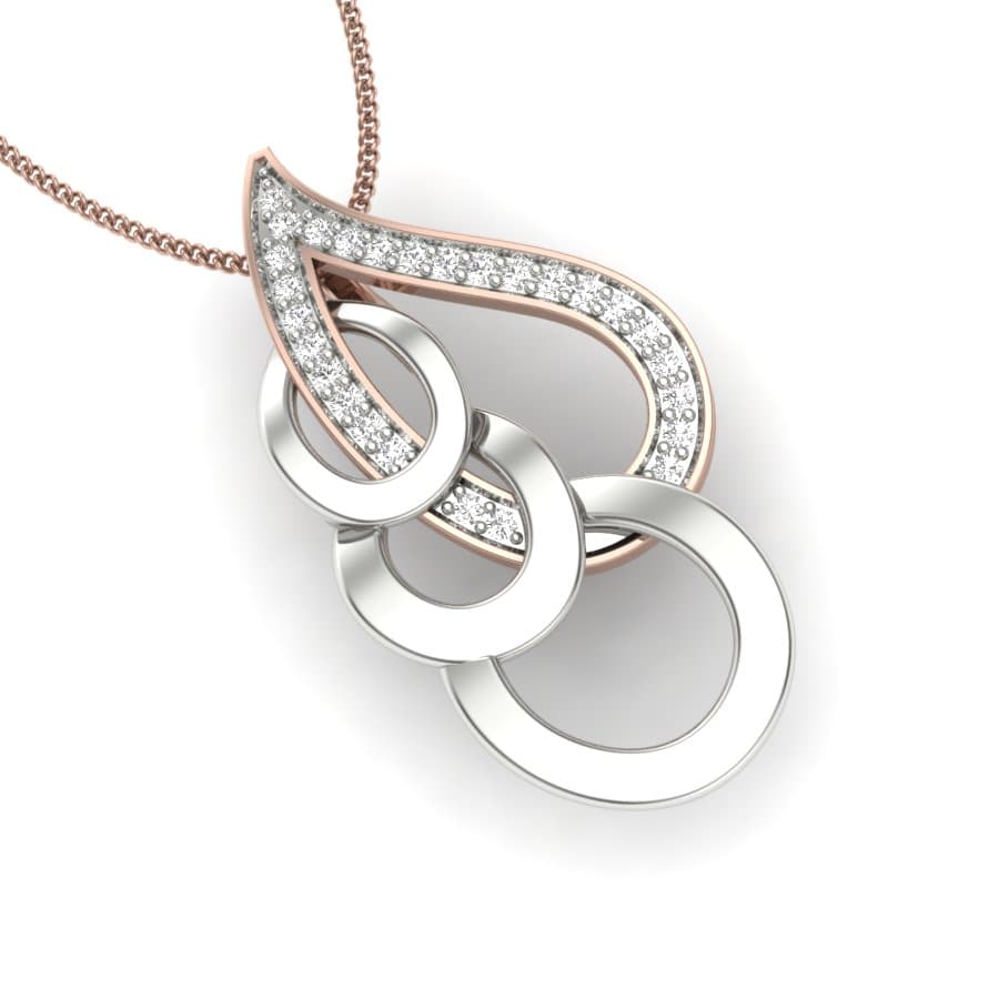 Trio Sparkle Diamond Pendant