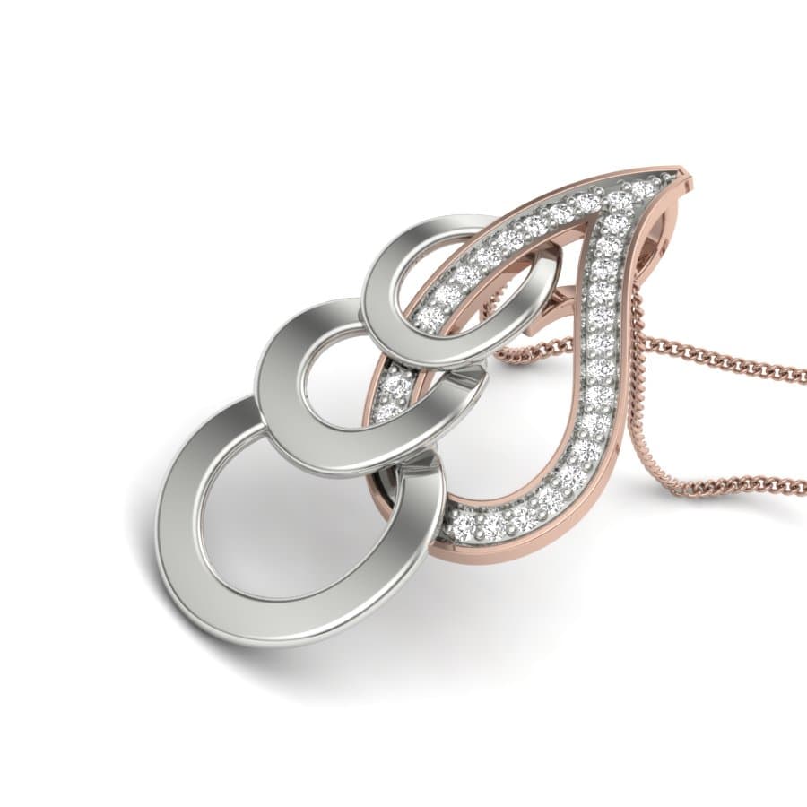 Trio Sparkle Diamond Pendant