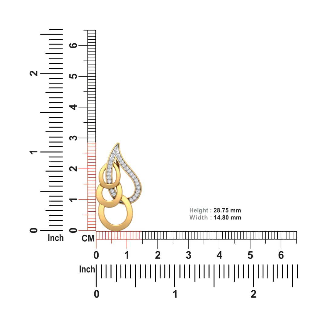 Trio Sparkle Diamond Pendant