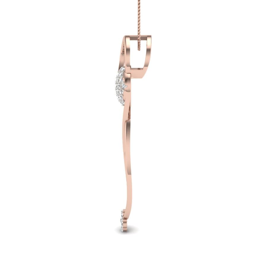 Megha Double Knot Diamond Pendant