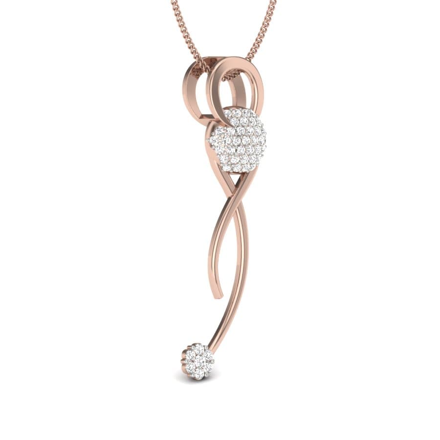 Megha Double Knot Diamond Pendant