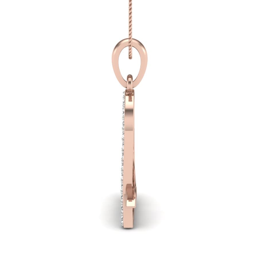 Orelia Heart Diamond Pendant