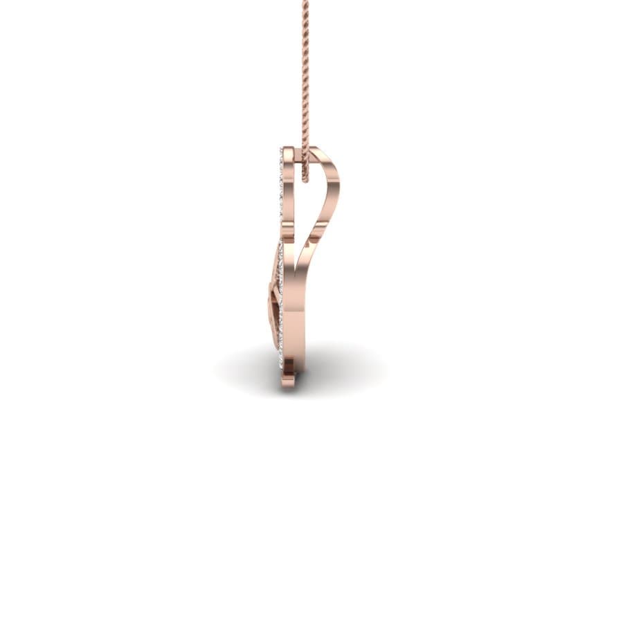 The Cute Cat Diamond Pendant