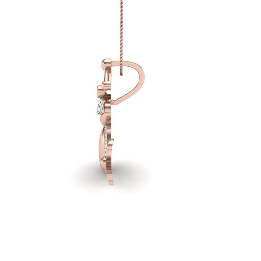 Baby Frog Diamond Pendant