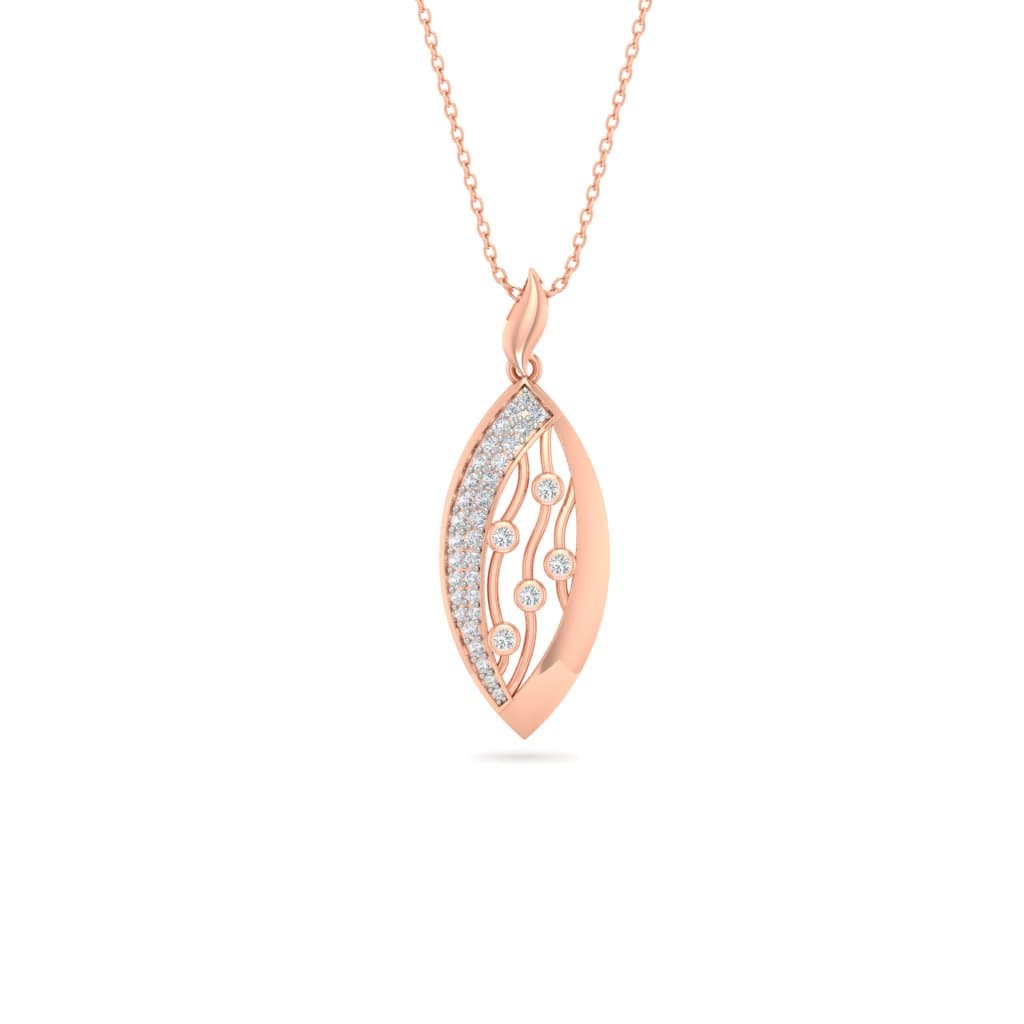 Scarlet Sparkle Diamond Pendant