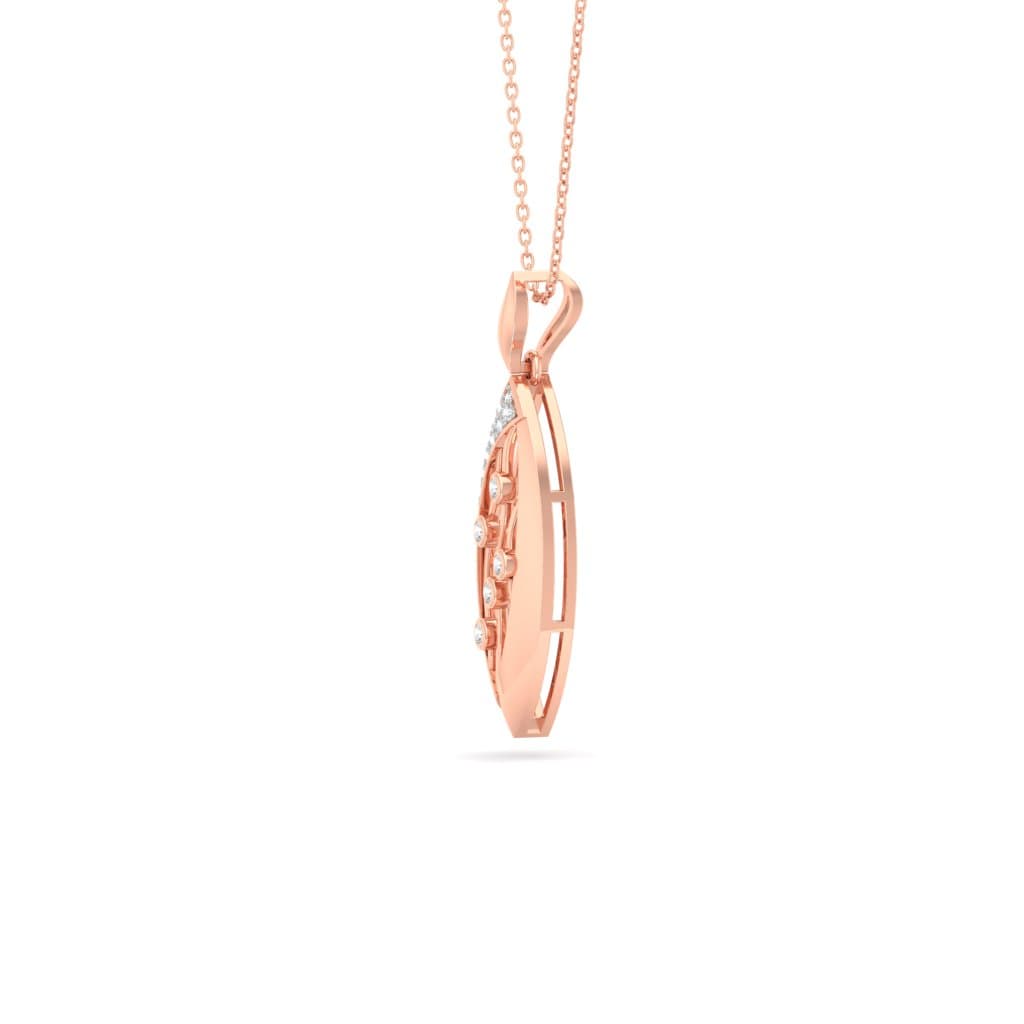 Scarlet Sparkle Diamond Pendant