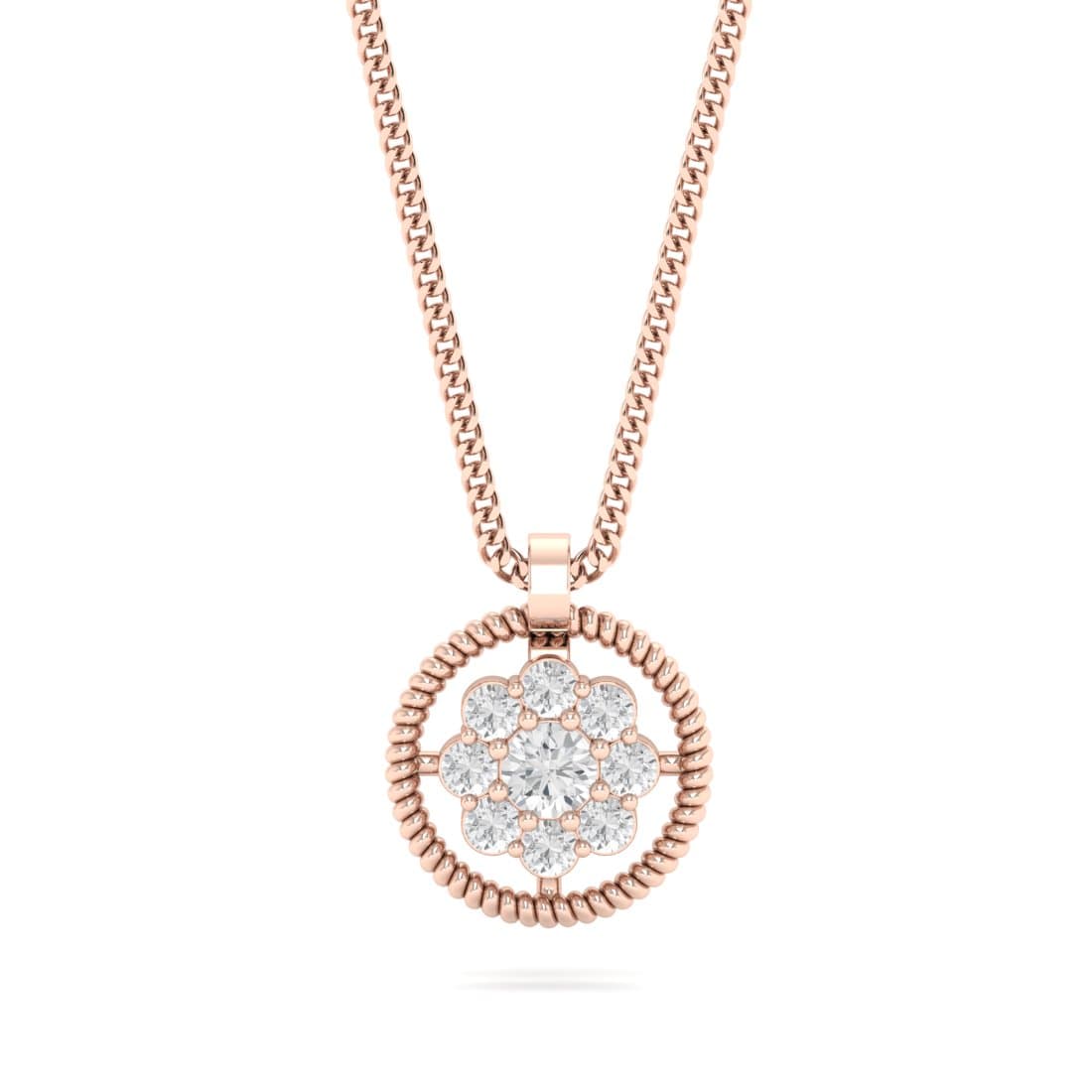 Cluster Miracle Diamond Pendant