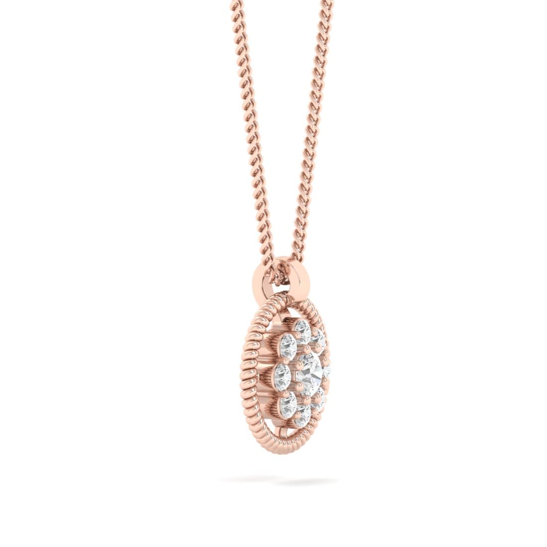 Cluster Miracle Diamond Pendant